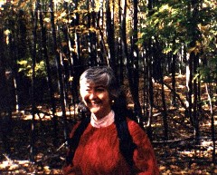 Ruth Bennett McDougal Dorrough; hiking Bristol Hills